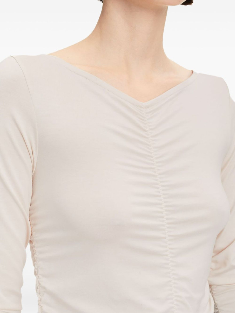 Ulrika gathered-detail T-shirt 4