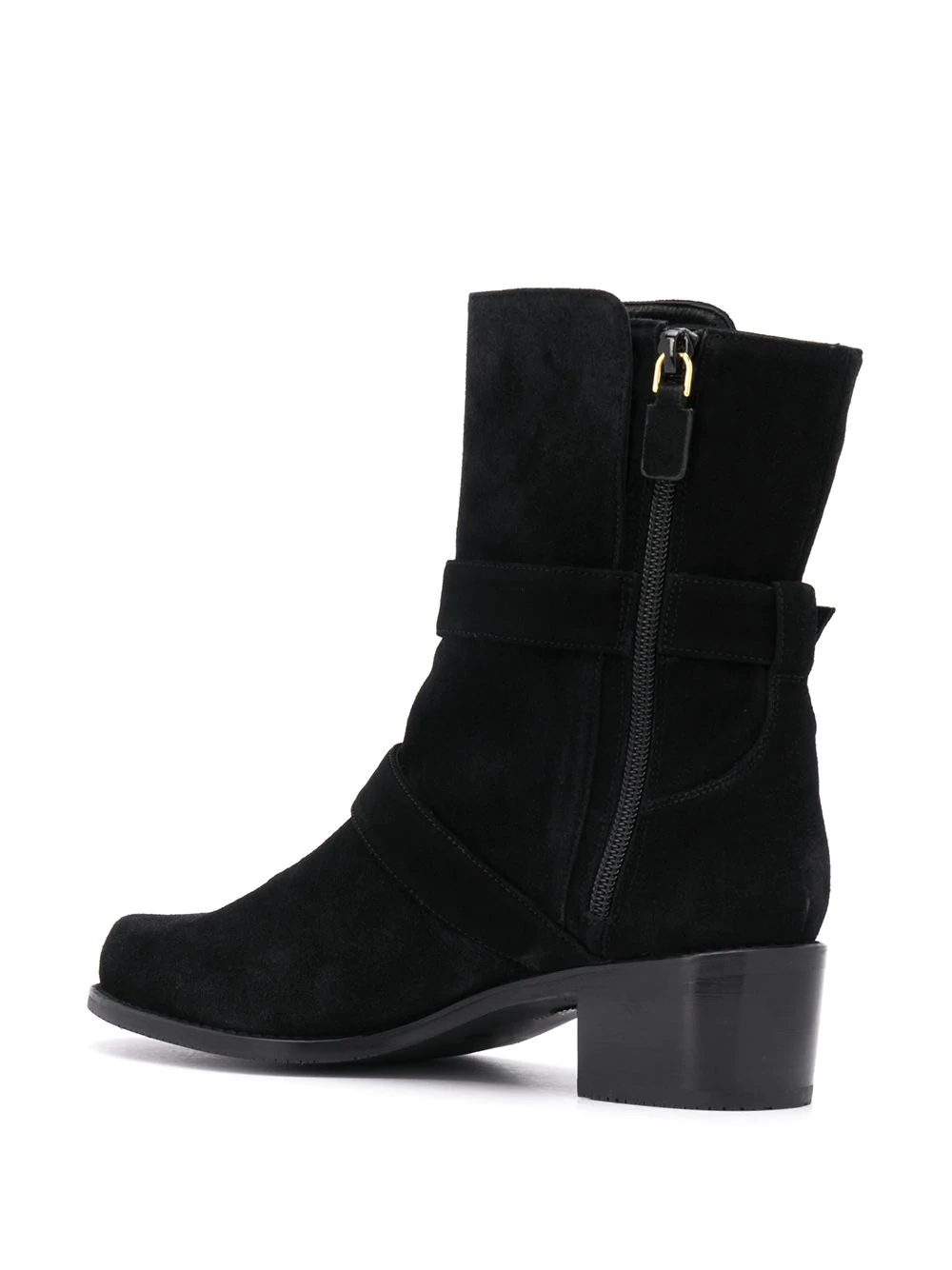 buckled suede ankle boots - 3