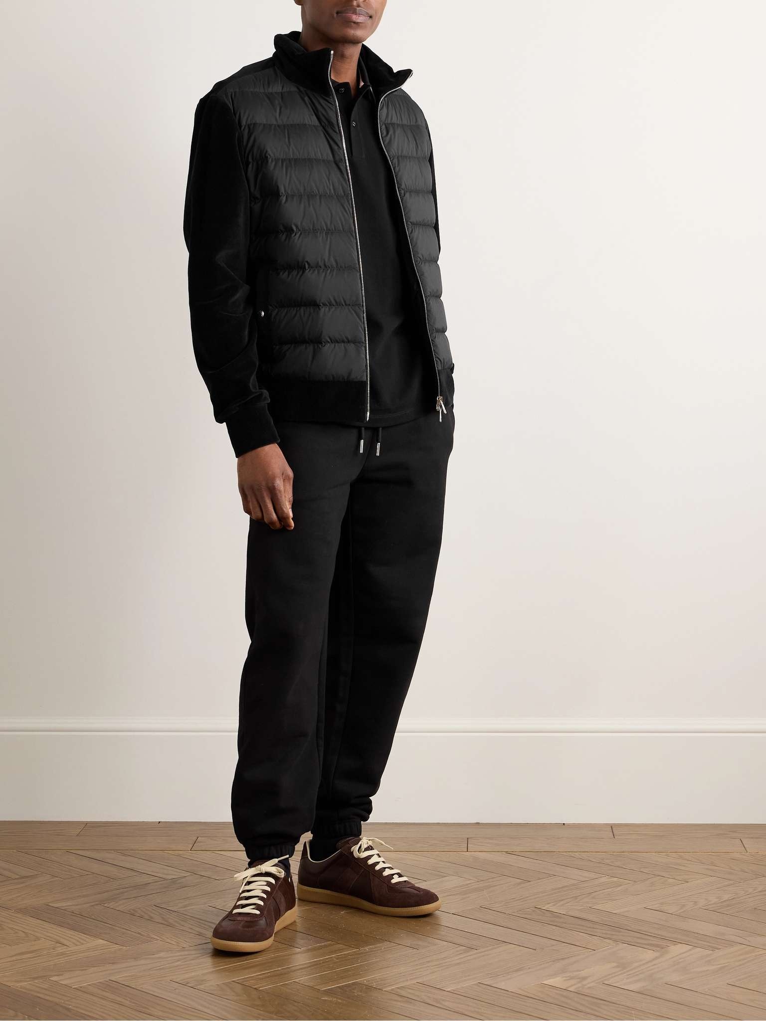 Tapered Logo-Appliquéd Cotton-Jersey Sweatpants - 2