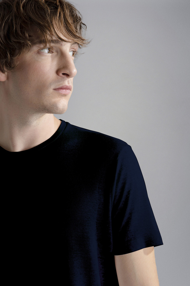 FADED LINEN JERSEY T-SHIRT 4