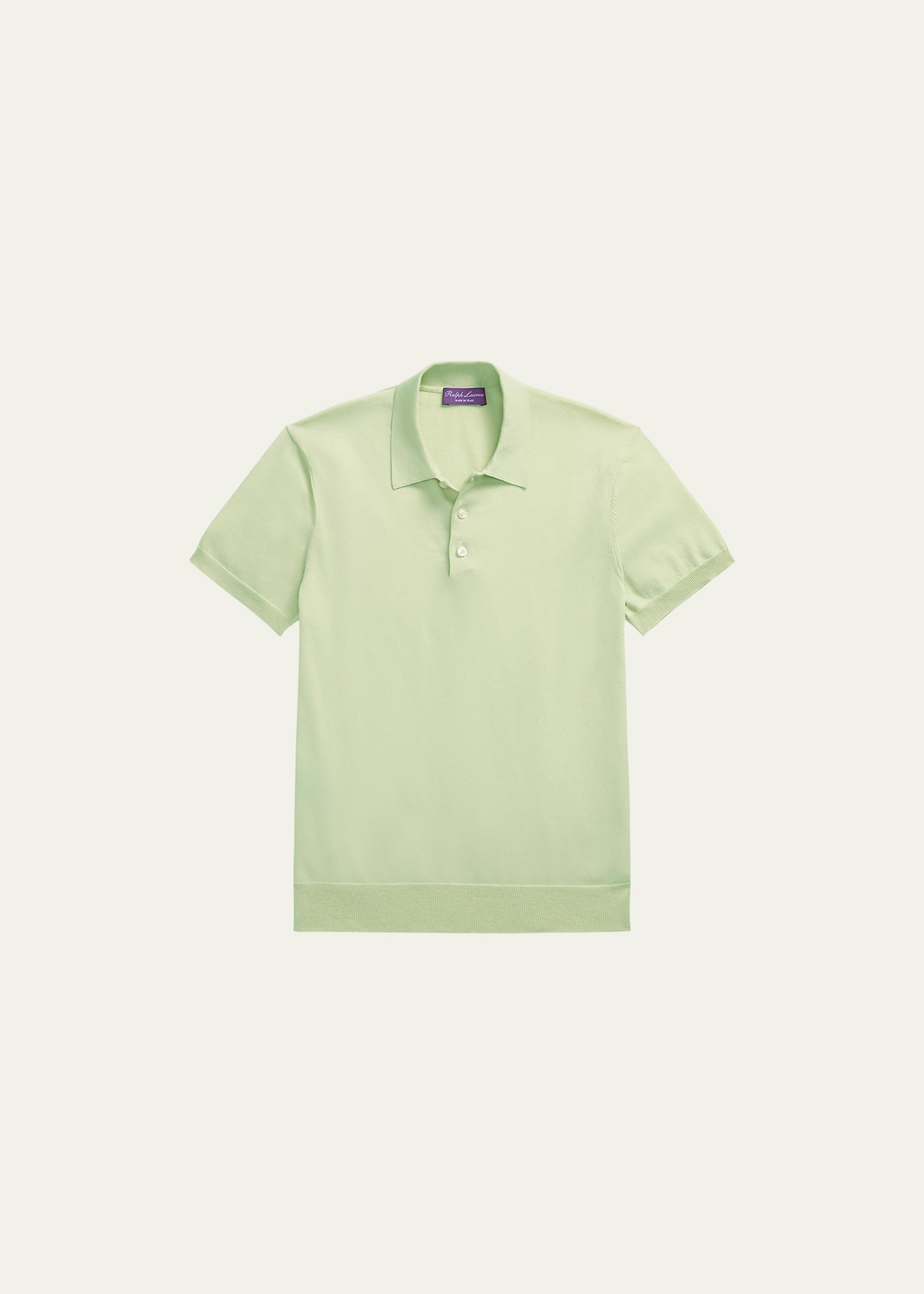 Men's Solid Polo Shirt - 1