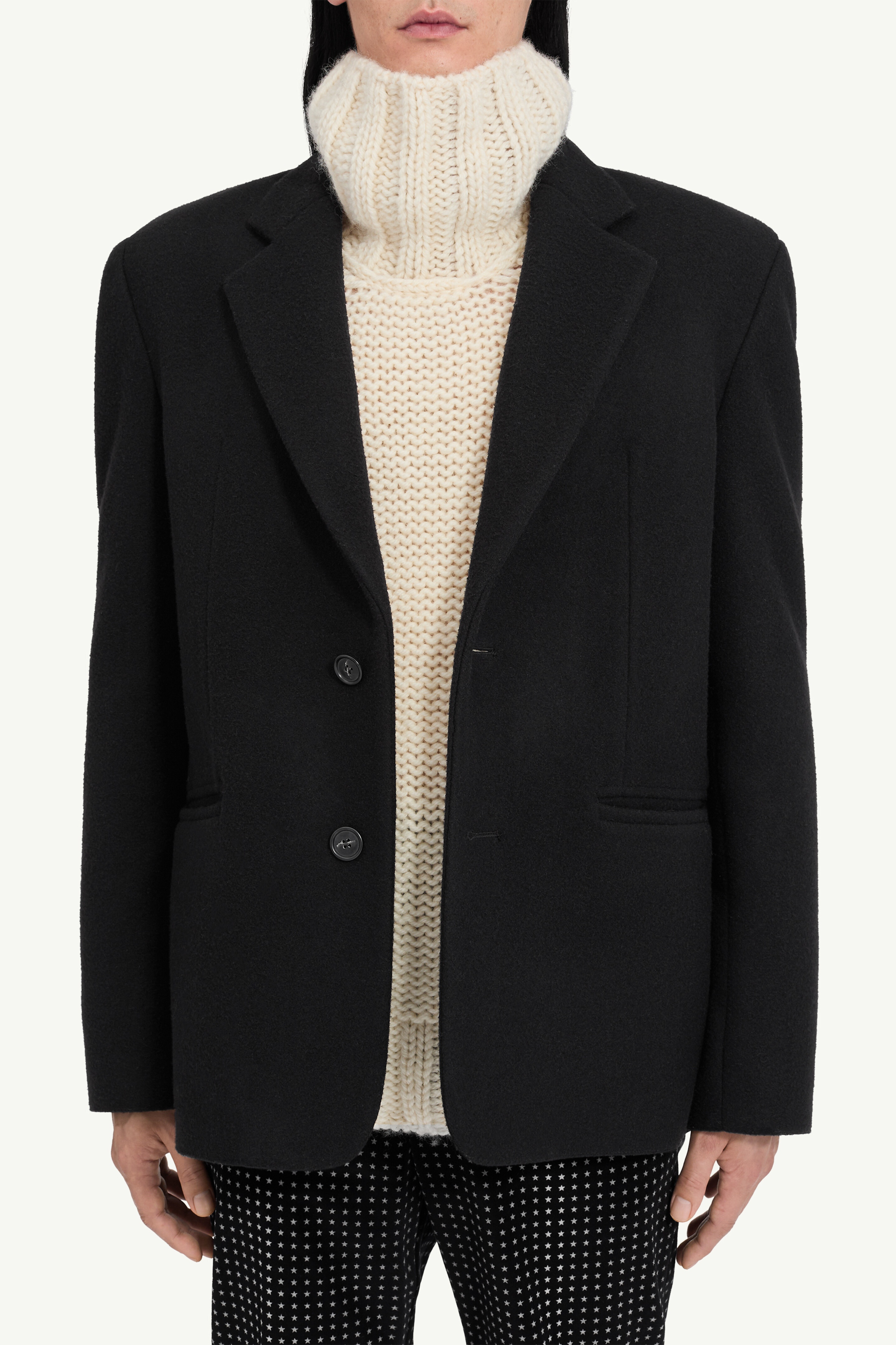 Wool blend blazer - 5
