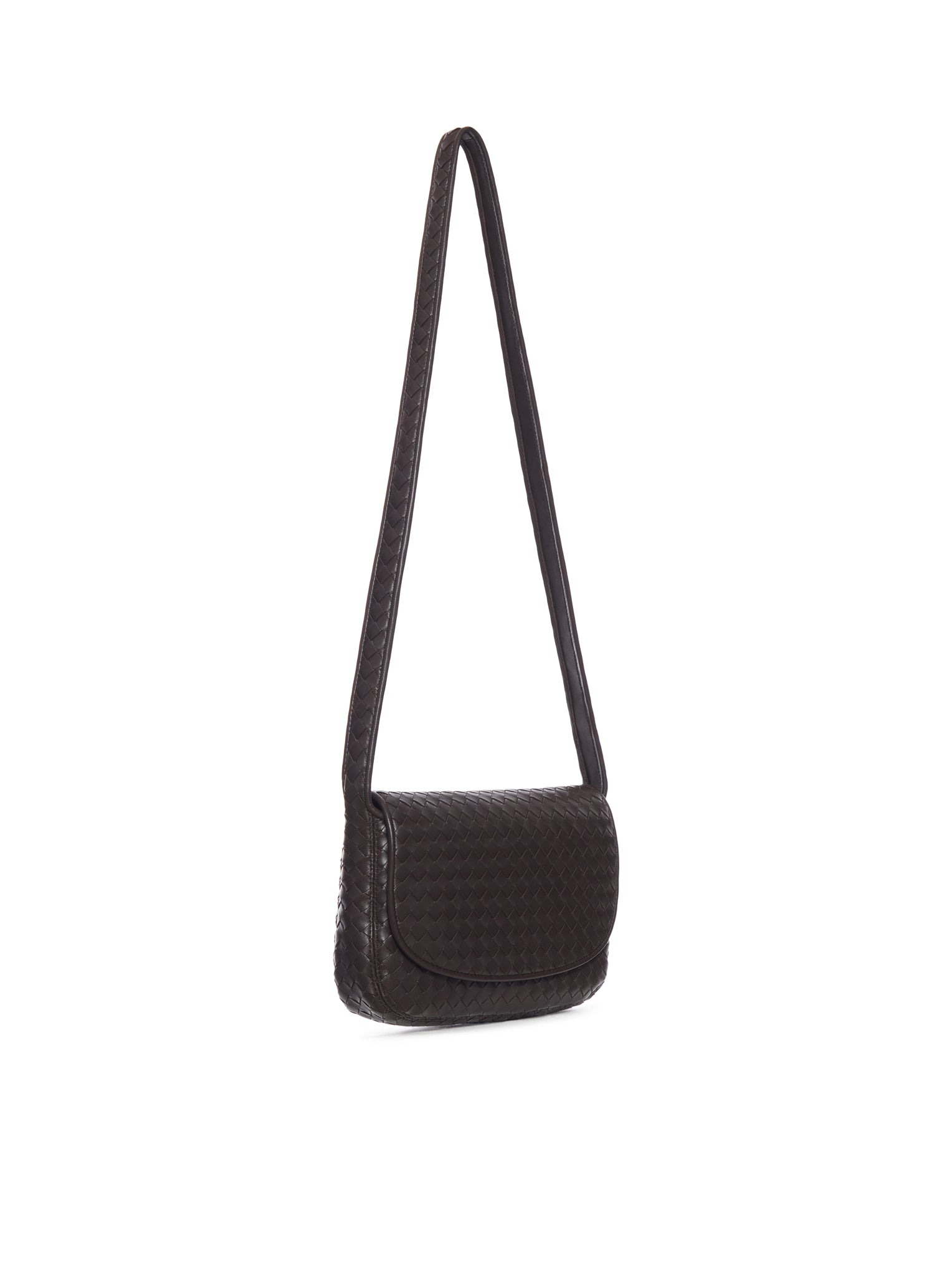 WOVEN LAMBSKIN MESSENGER BAG - 2