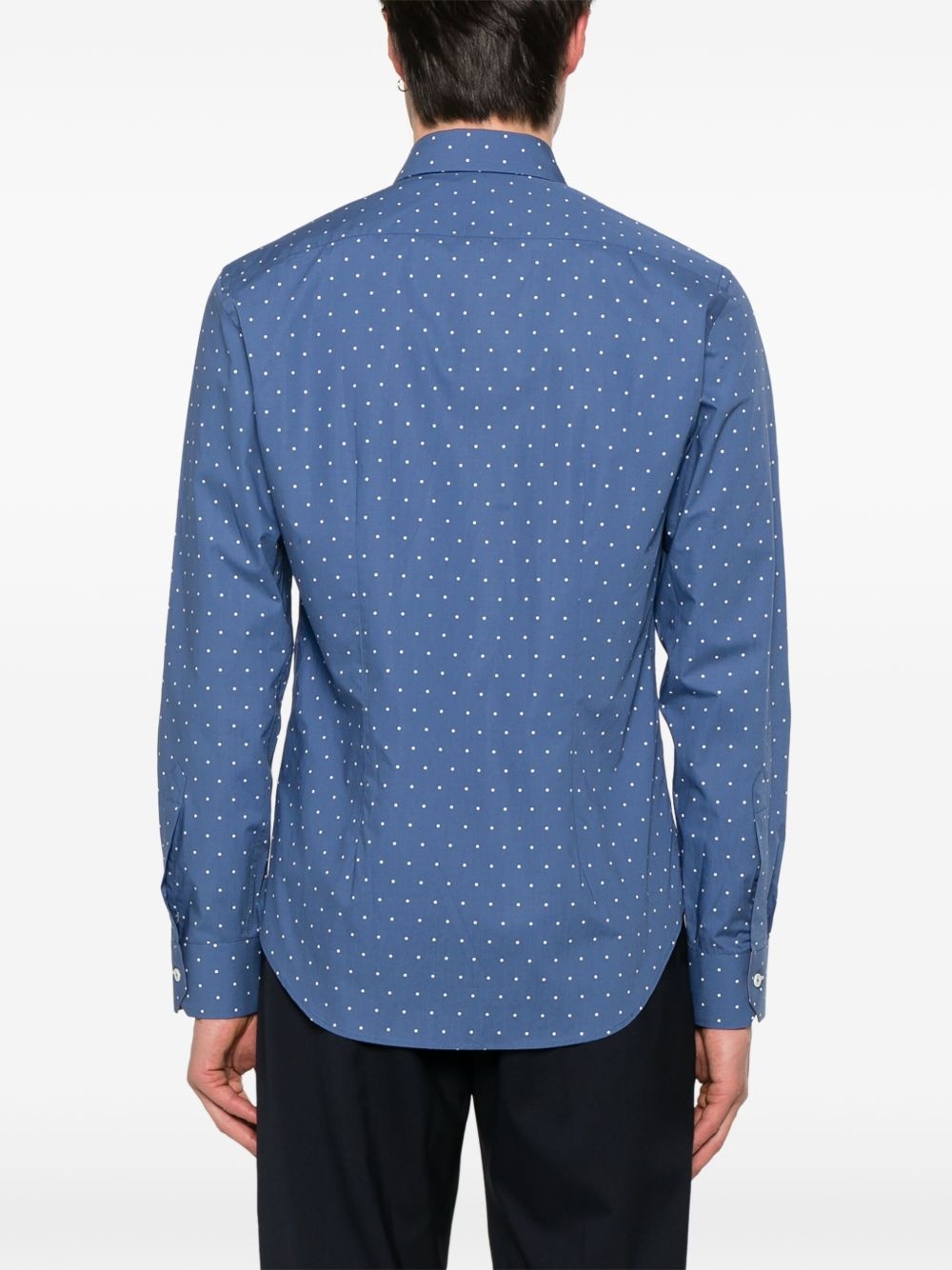 polka dot-print shirt - 4