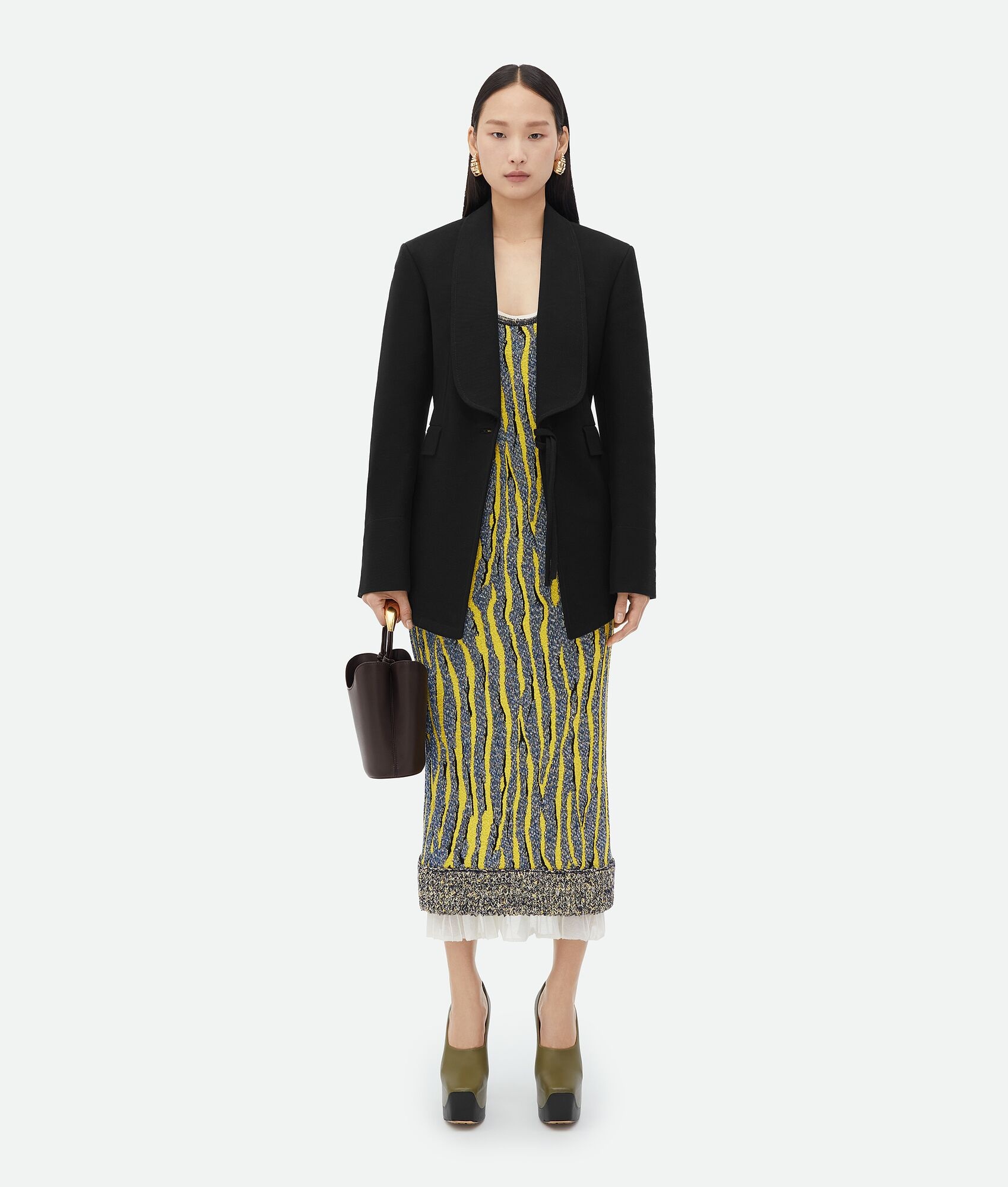 Shawl Collar Ottoman Light Cotton Jacket - 5