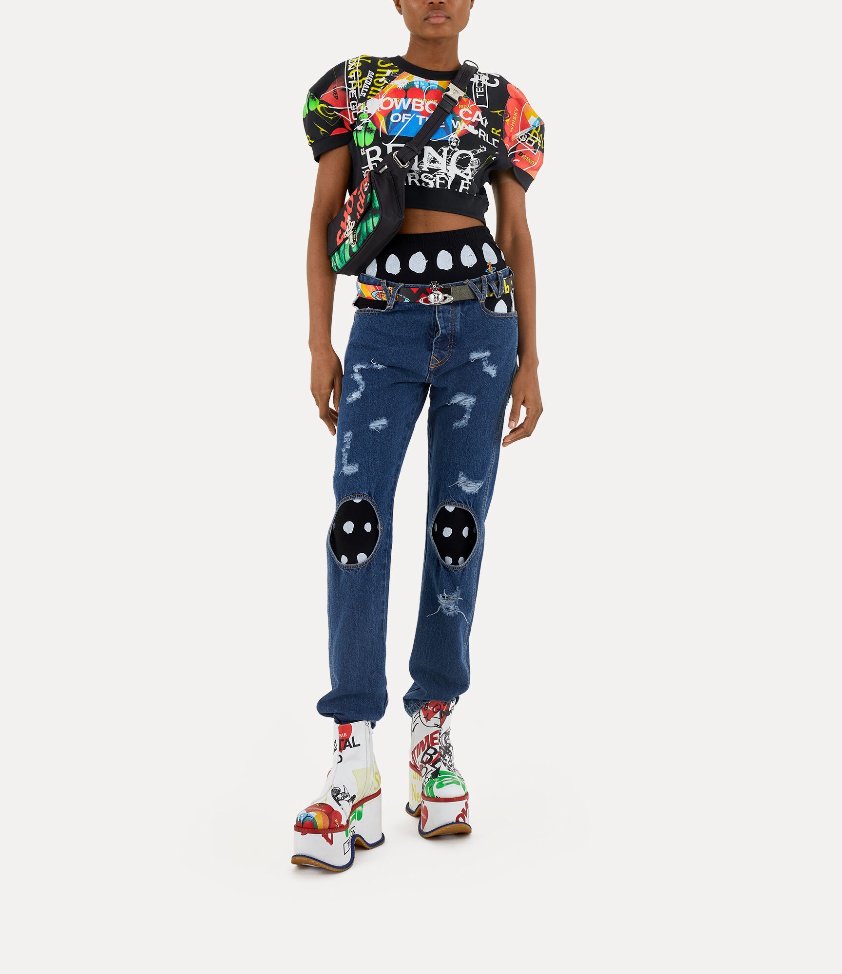 CROPPED FOOTBALL SWEATSHIRT - 2