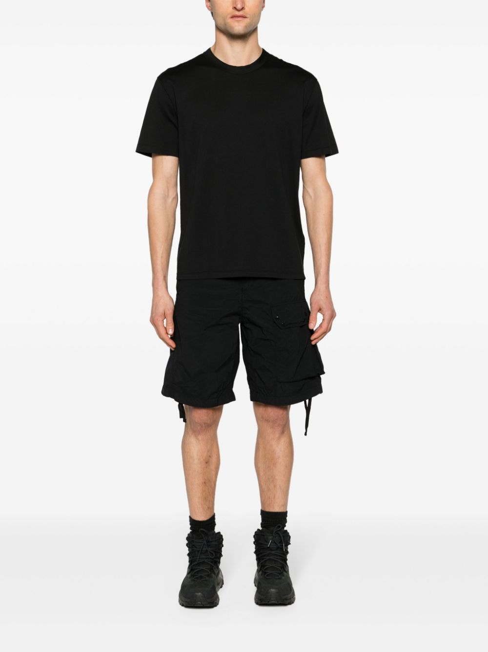 logo-patch cotton T-shirt - 2