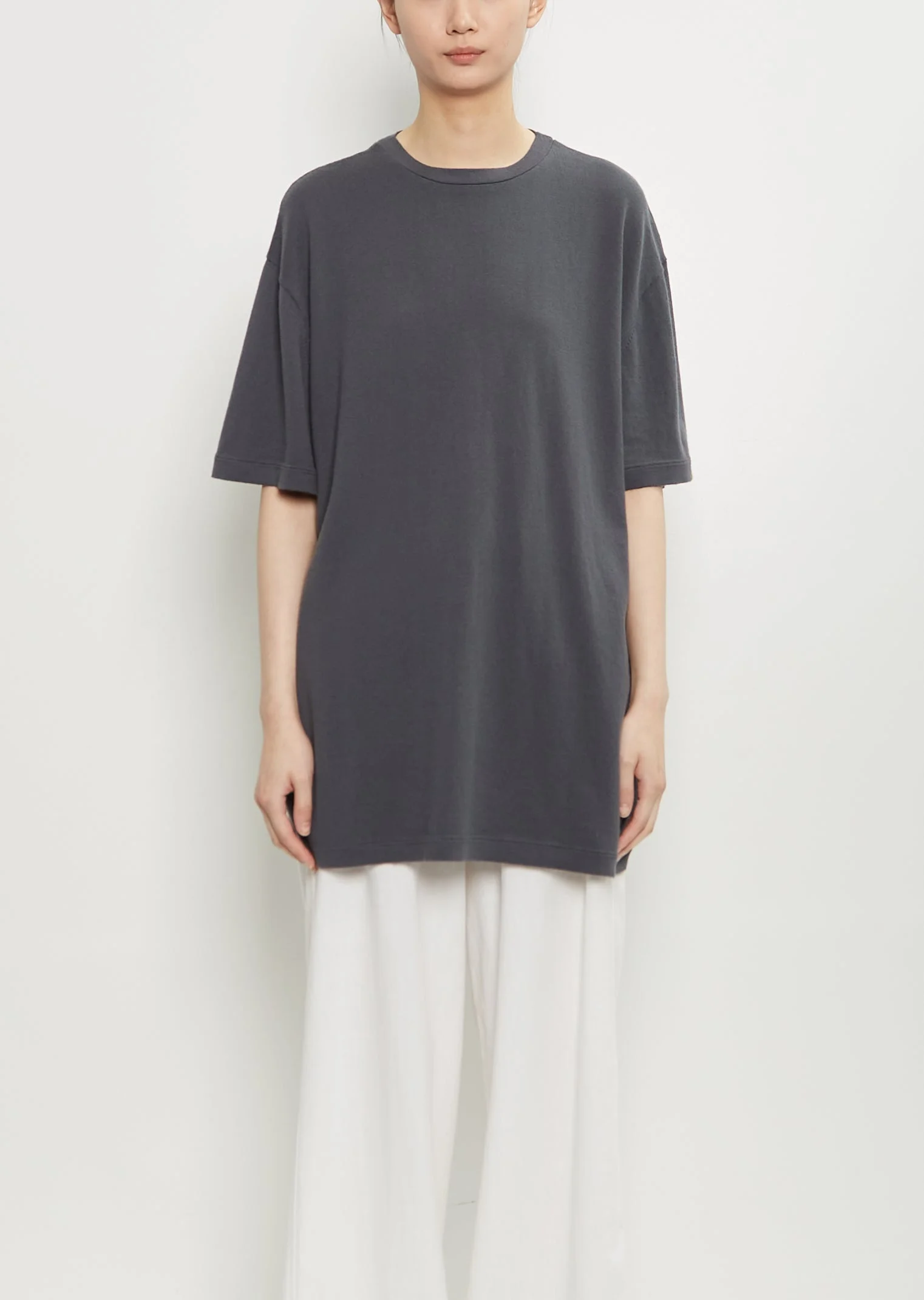 n°269 Rik Cotton Cashmere Top — Lake - 1