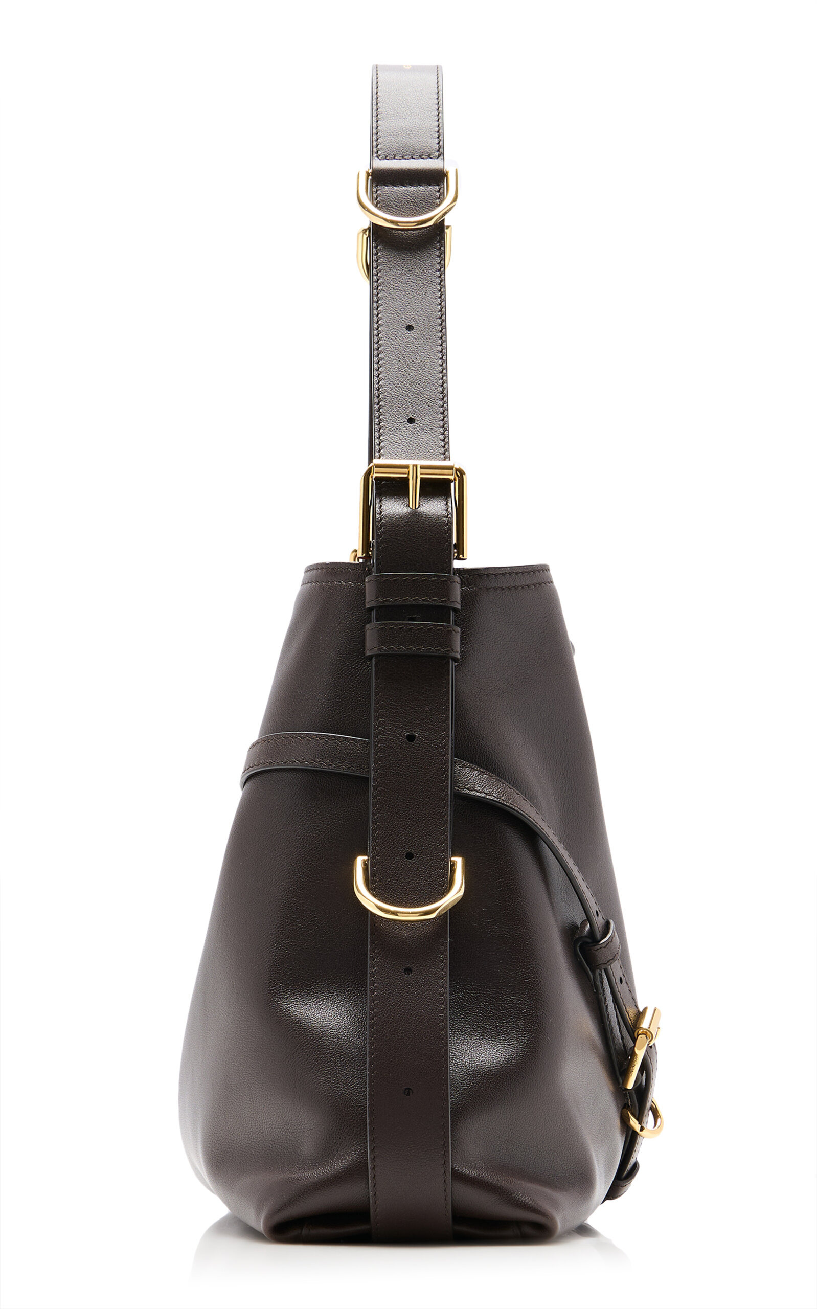 Voyou Medium Leather Bag brown - 4