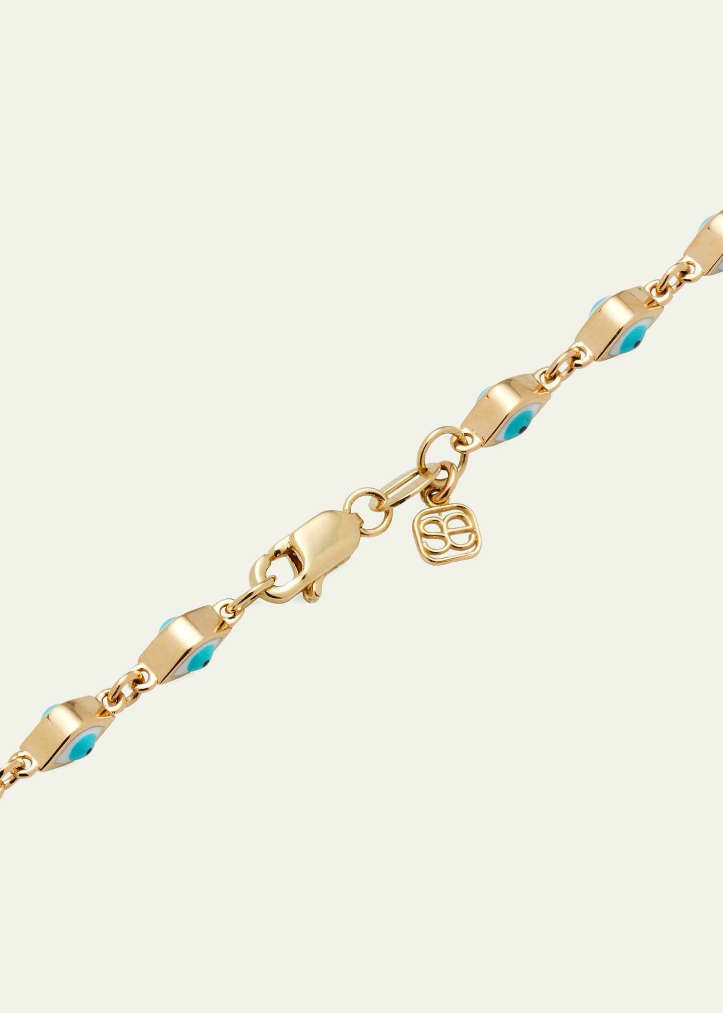 Mini Enamel Evil Eye Eternity Necklace - 4