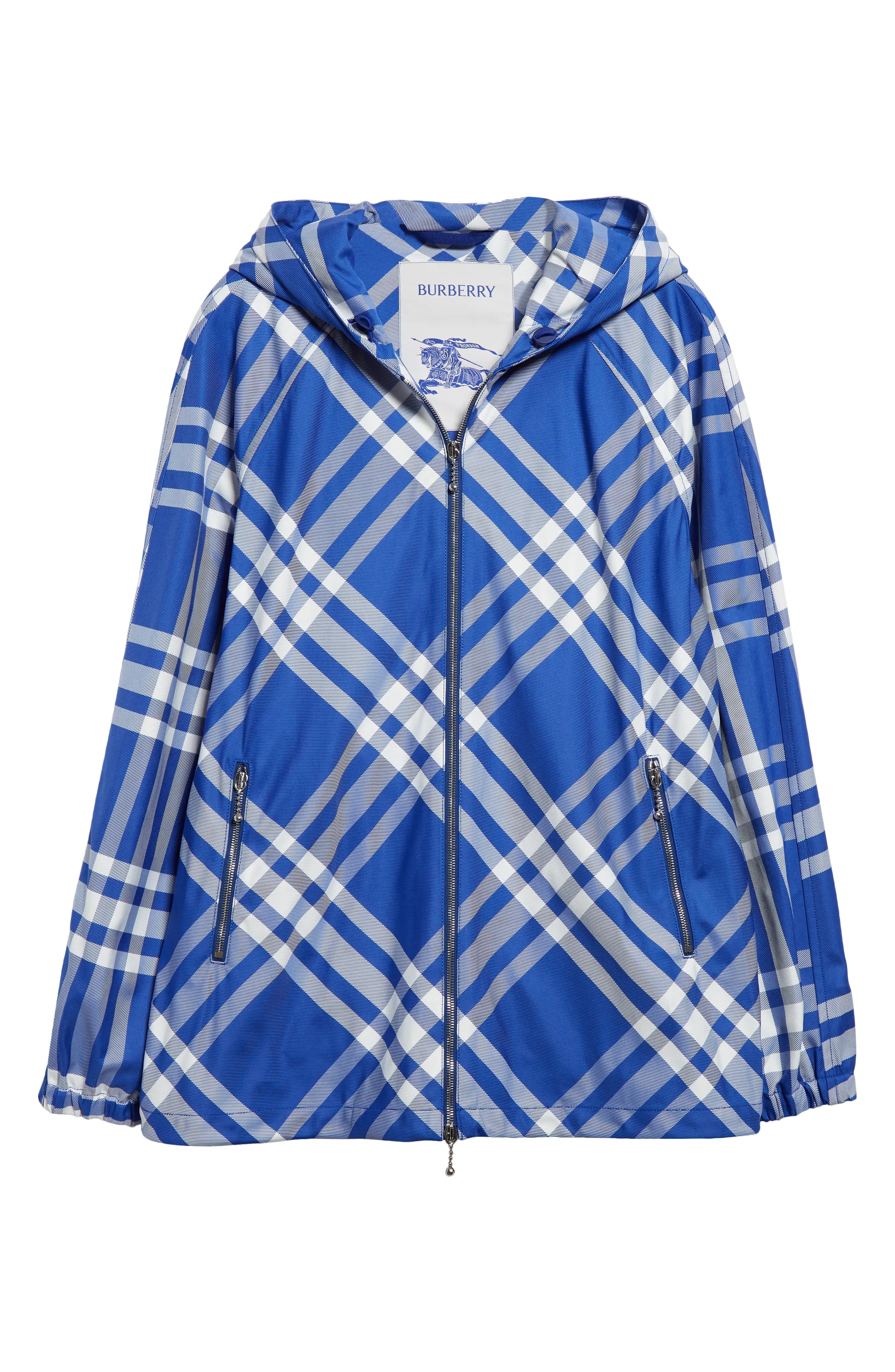 Burberry Check Nylon Hooded Jacket | nordstrom | REVERSIBLE