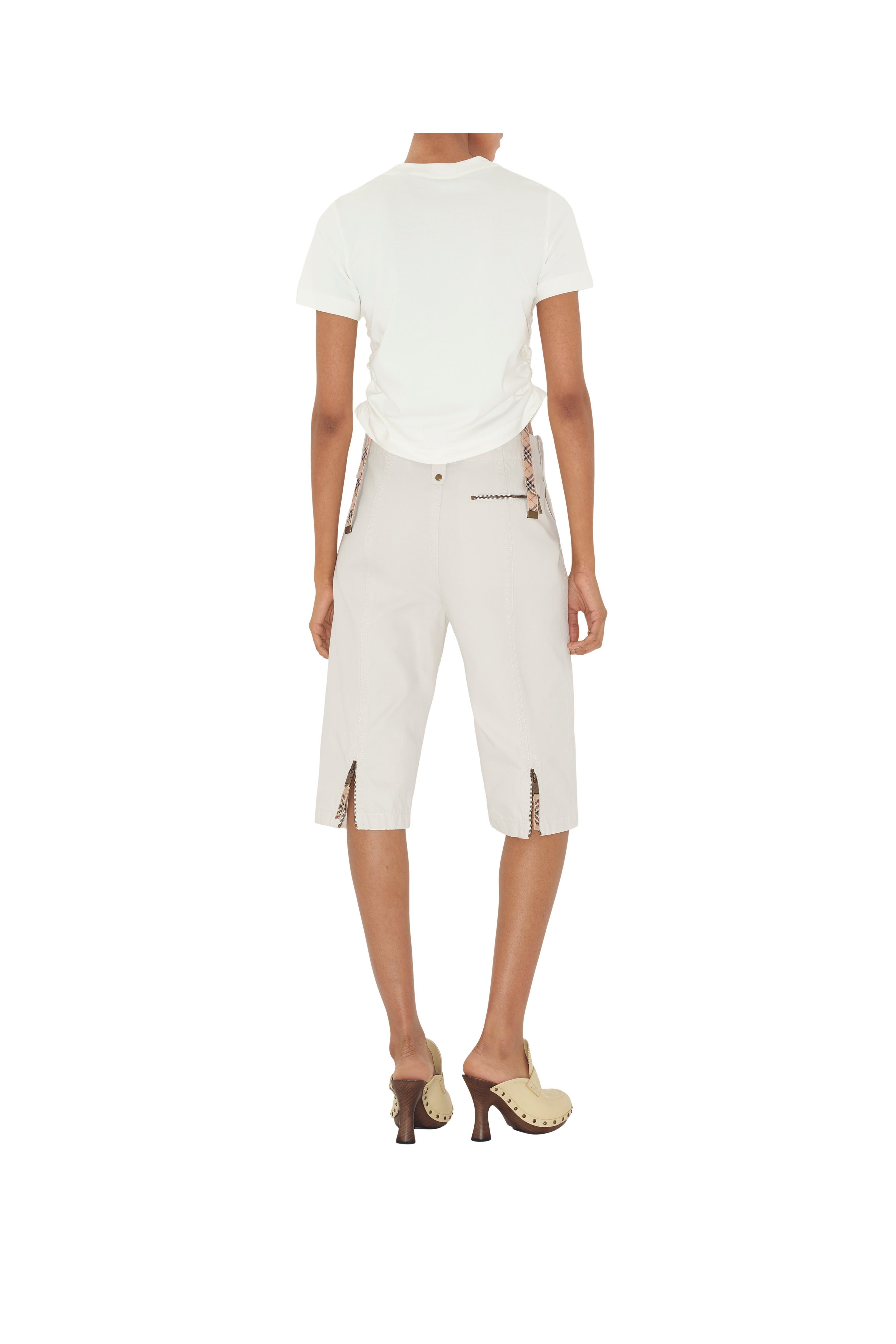 burberry Festival Cotton T-shirt in Chalk at Nordstrom - 5