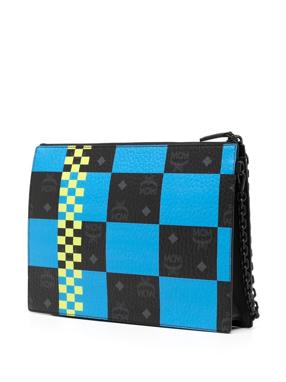 medium checkerboard monogram clutch - 3