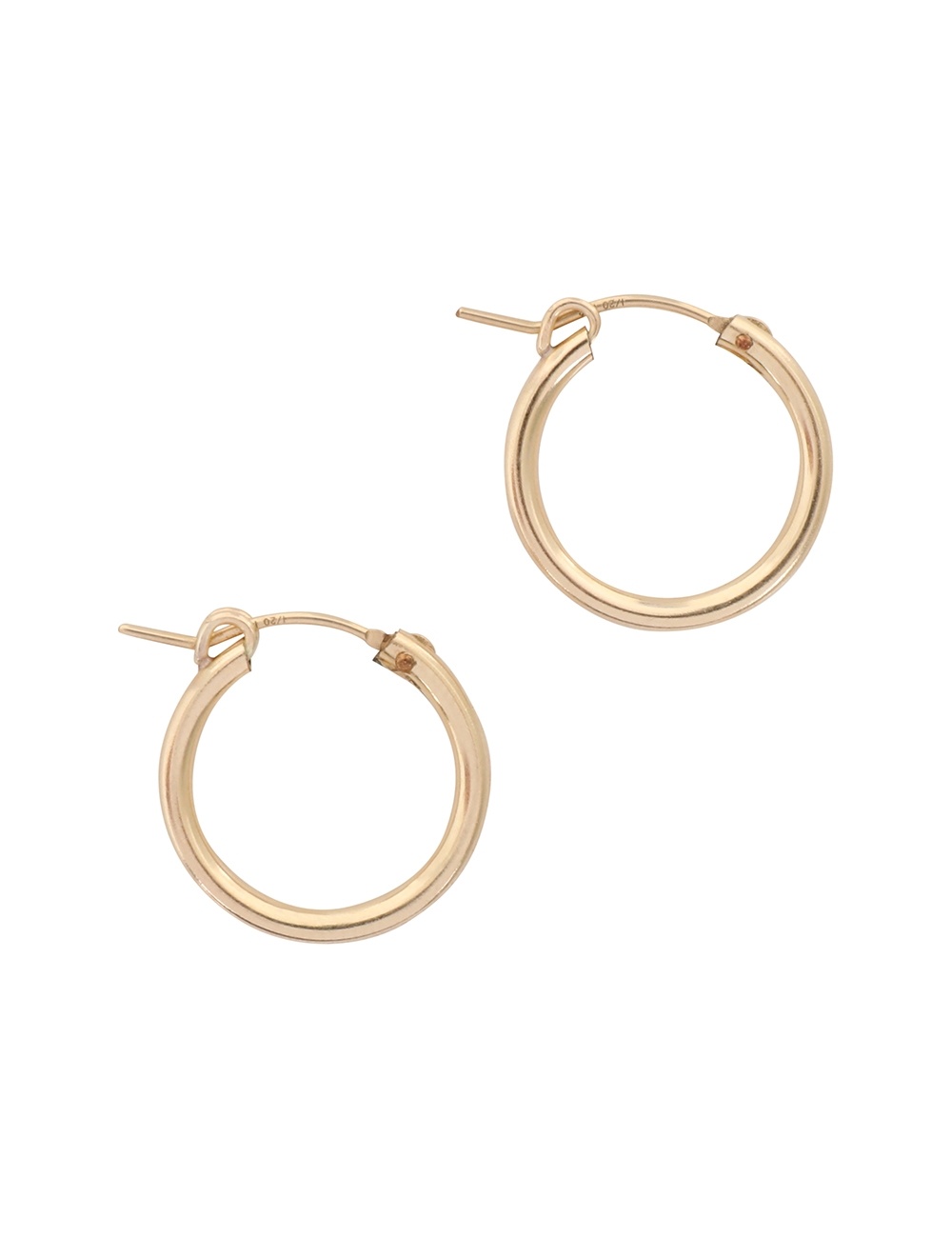 GOLD HOOPS - 1