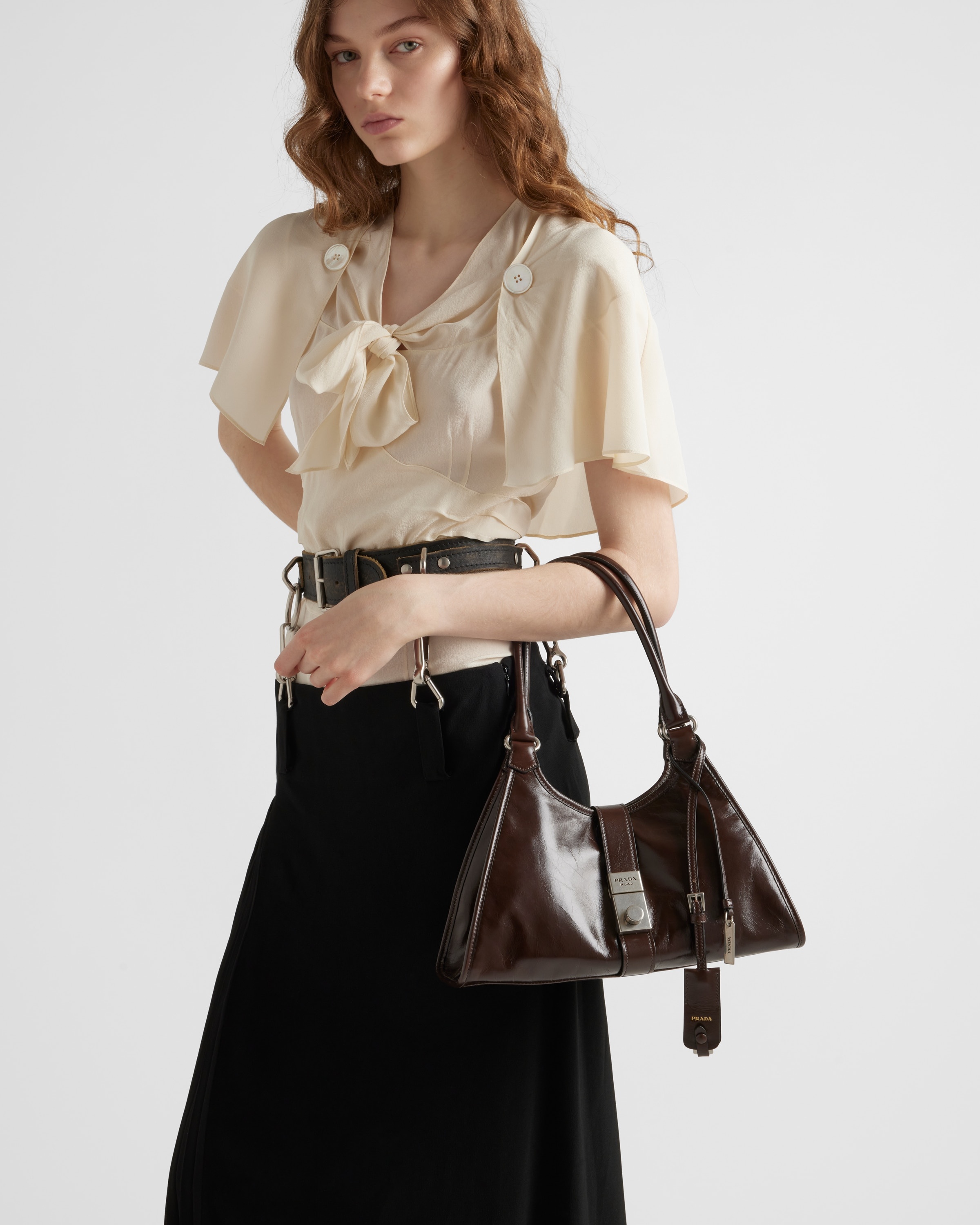 Medium leather tote bag - 2
