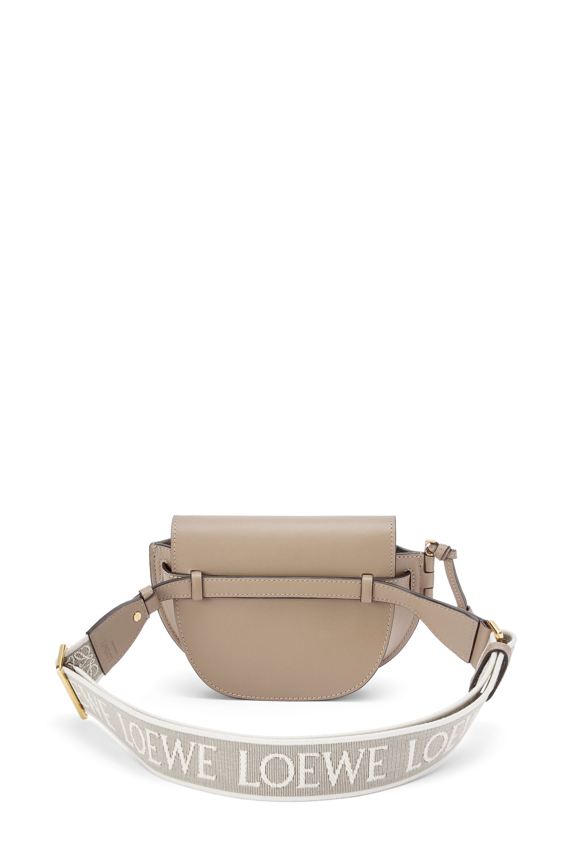 Mini Gate Dual bag in soft calfskin and jacquard - 5
