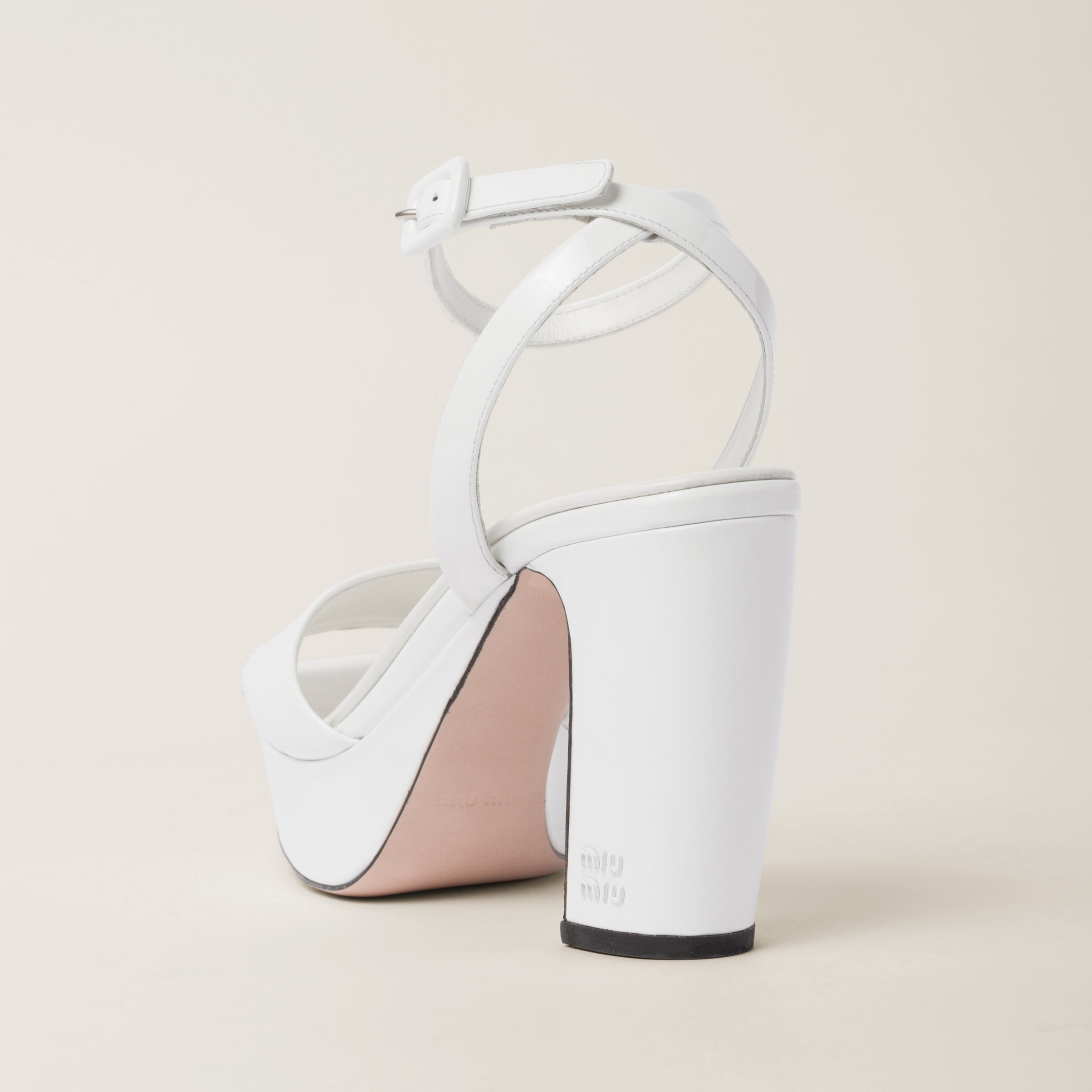 Patent leather platform sandals - 3
