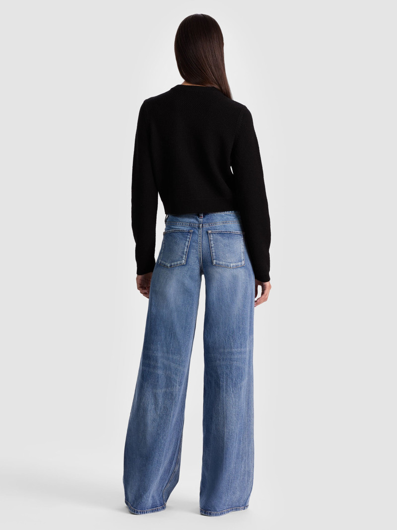 Alice + Olivia DOLLIE EMBELLISHED CARDIGAN outlook