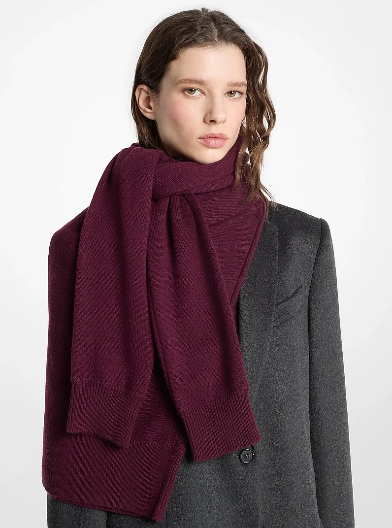 Cashmere Sweater Scarf - 1