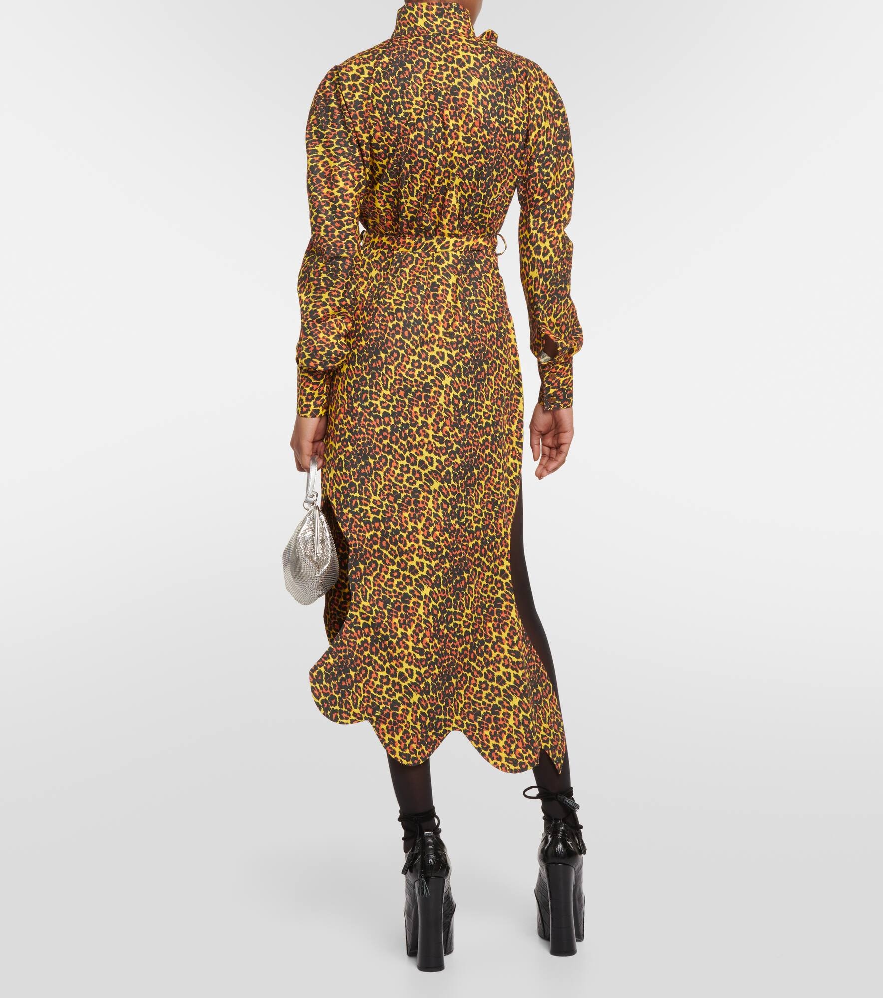 Leopard-print cotton maxi dress - 3