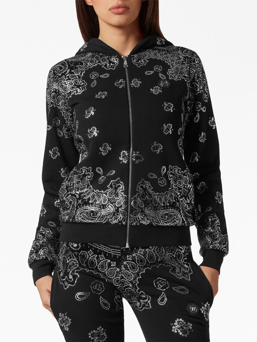 paisley-printed jogging set - 4