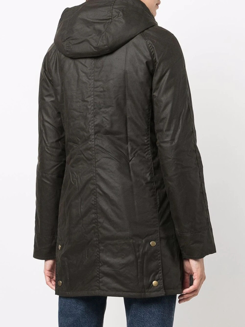 wax-coated buttoned-up coat 4