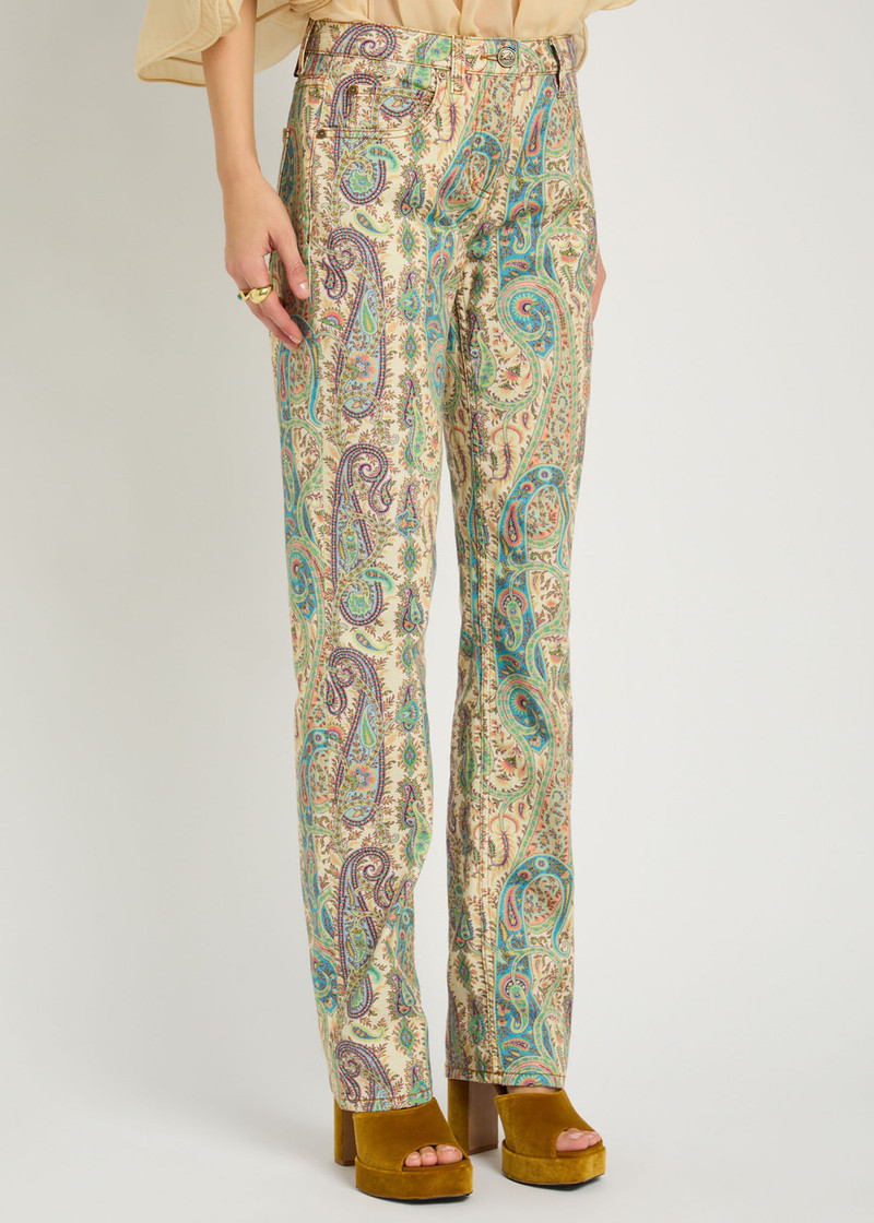 Etro Etro Patterned Straight-leg Jeans outlook