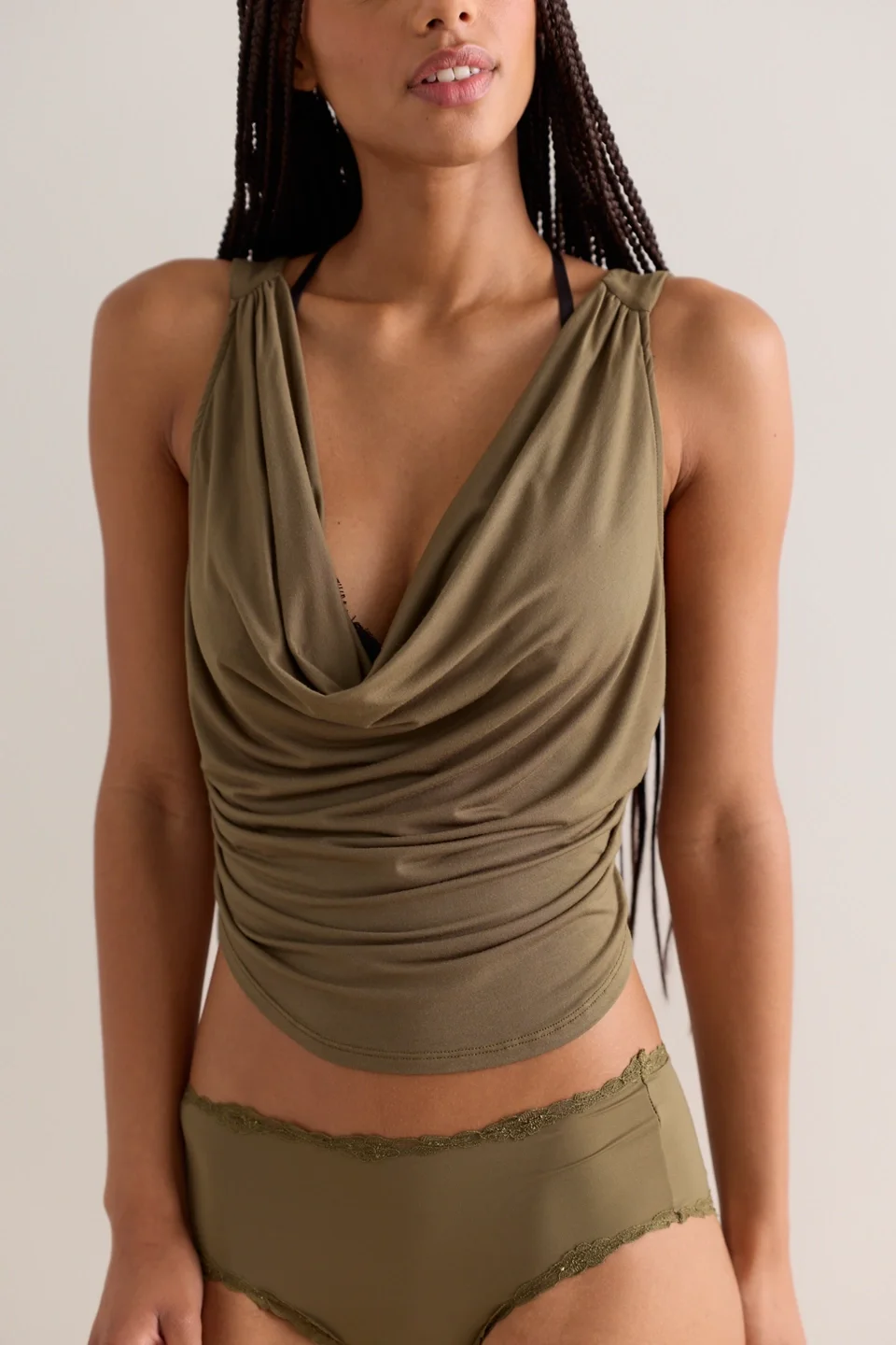 We’re Going Out Cowl-Neck Cami - 1