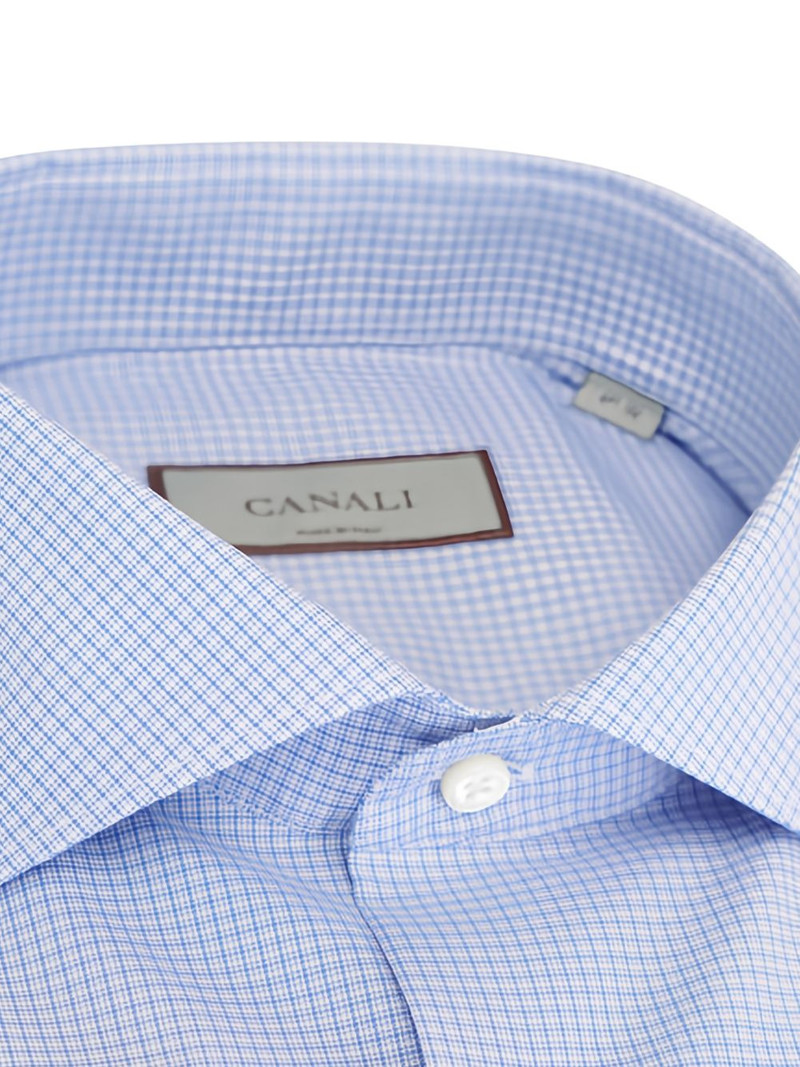 Canali checked shirt outlook