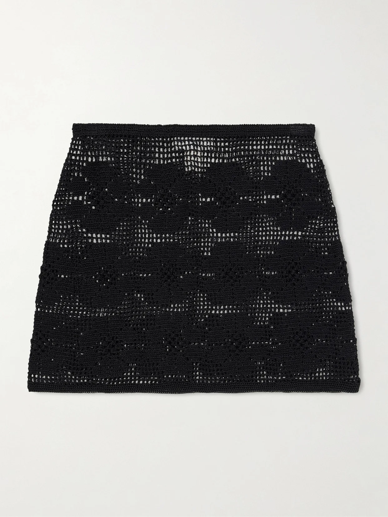Daisy Chain Crocheted Mini Skirt - 1