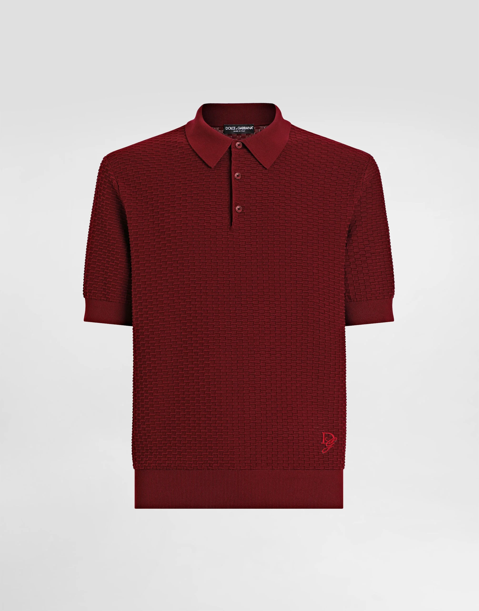 Cotton polo-shirt with embroidered logo - 1
