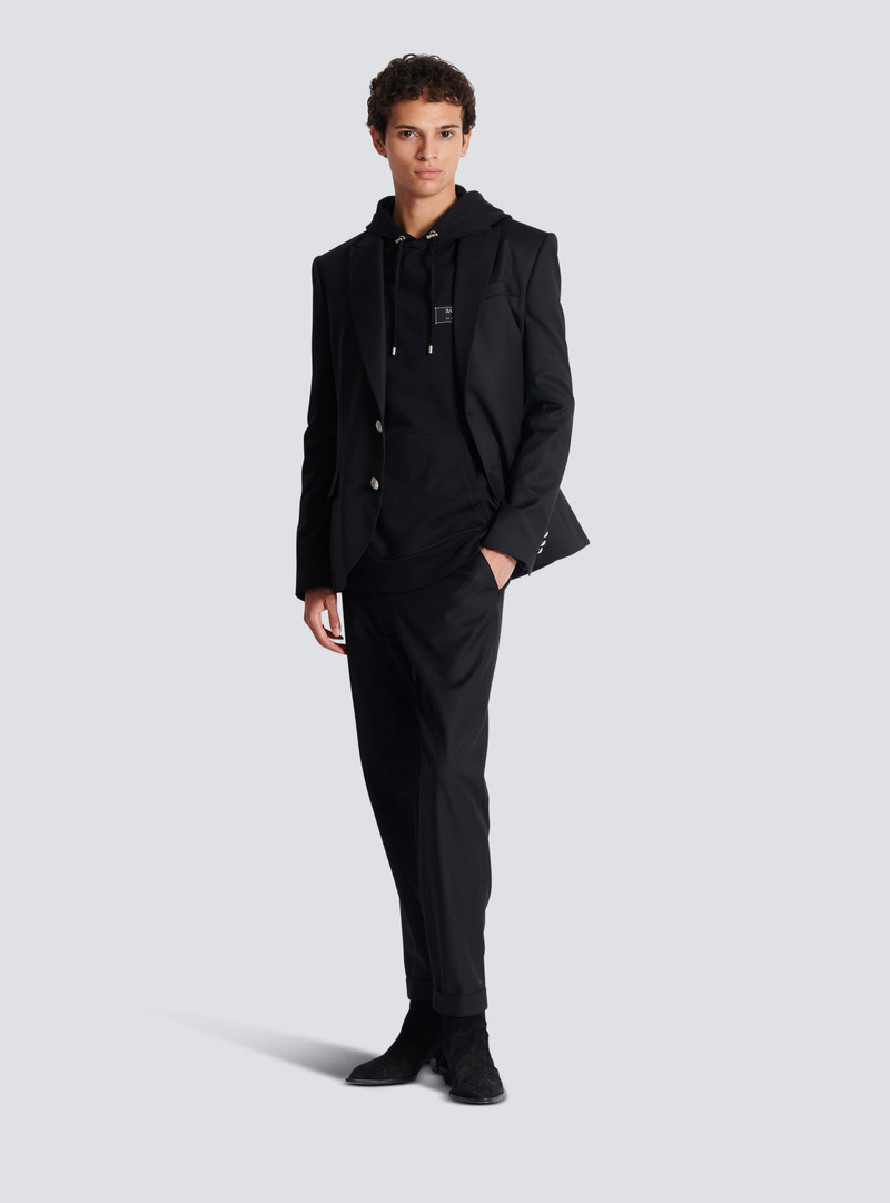 Balmain Balmain label hoodie outlook