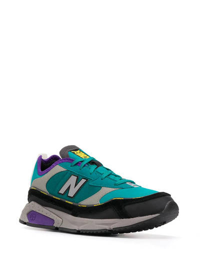 New Balance logo trim panelled sneakers outlook