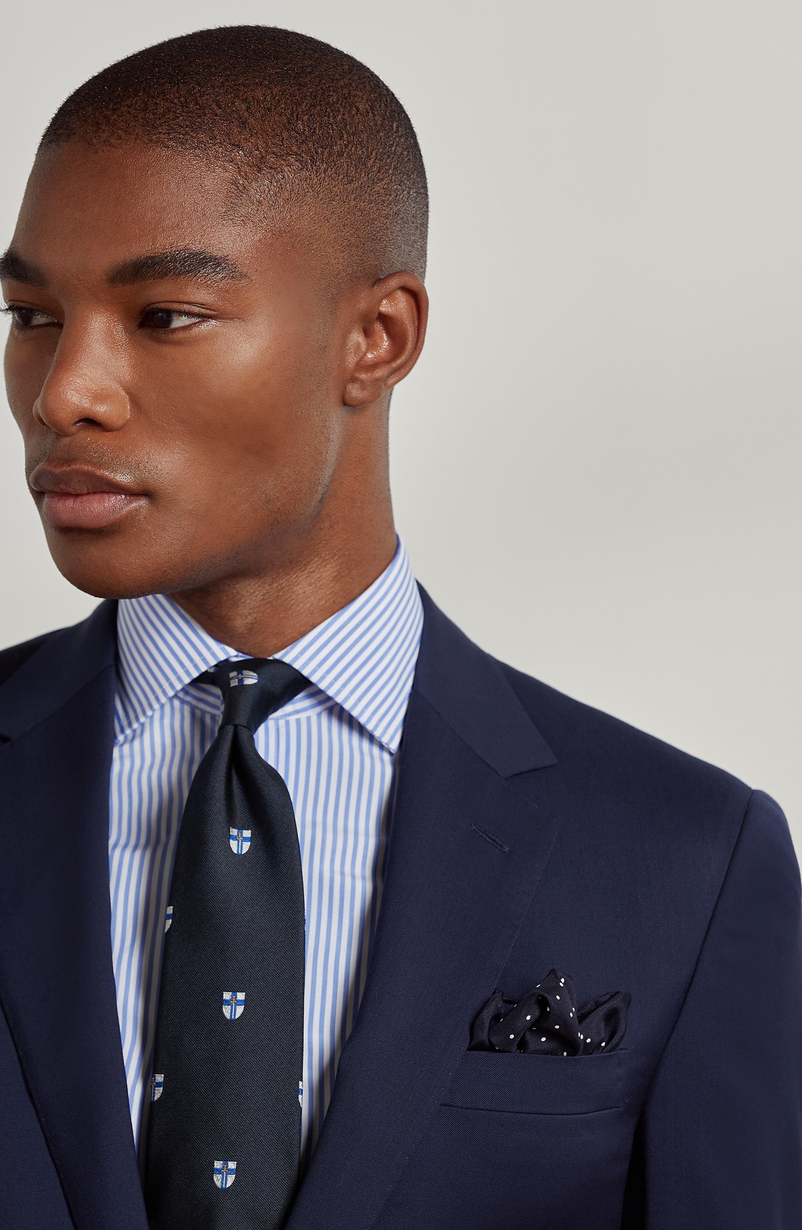 Gregory Hand Tailored Wool Serge Blazer - 3