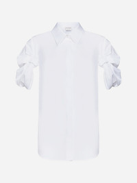 Alexander McQueen Knot sleeves cotton shirt