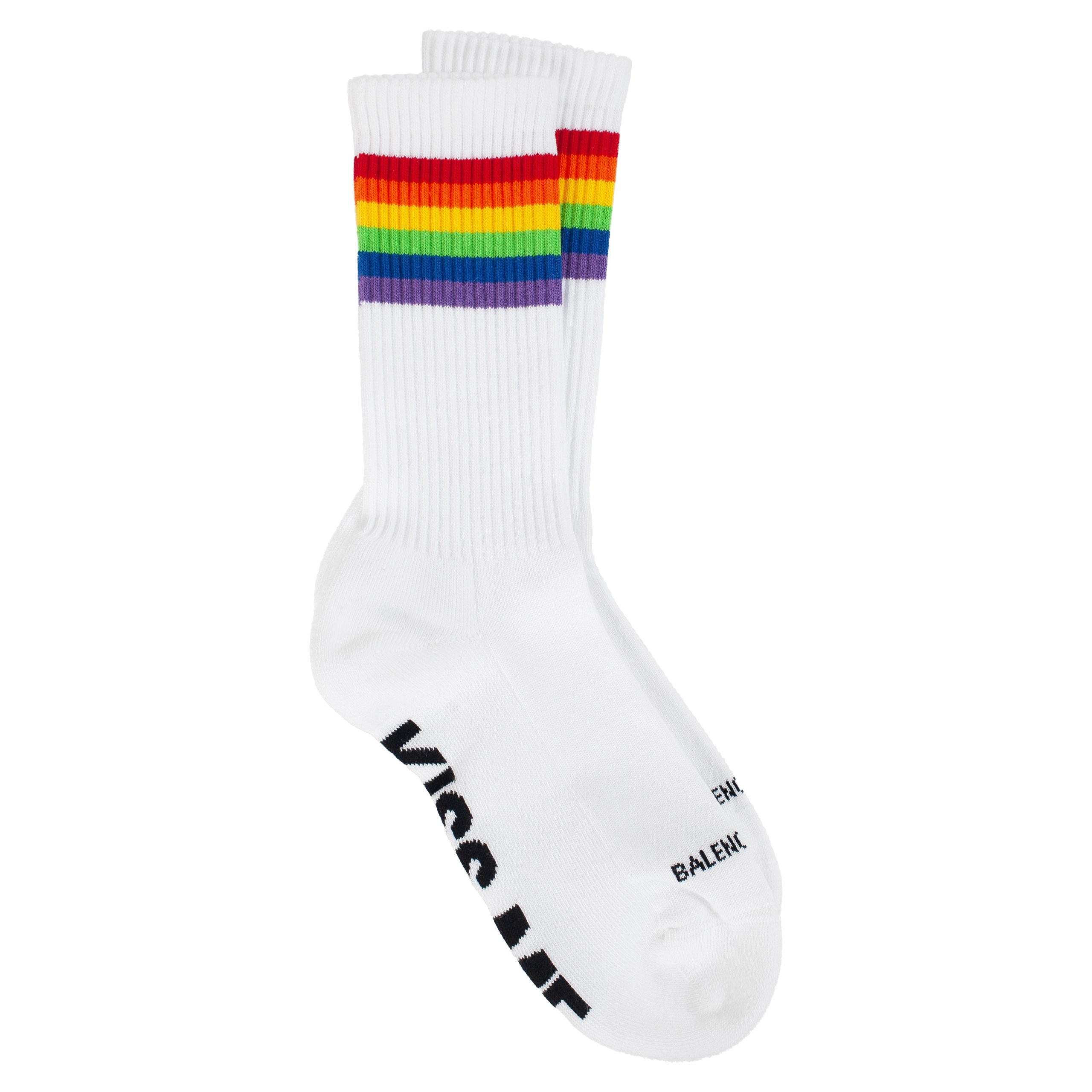 RAINBOW SOCKS WHITE - 2