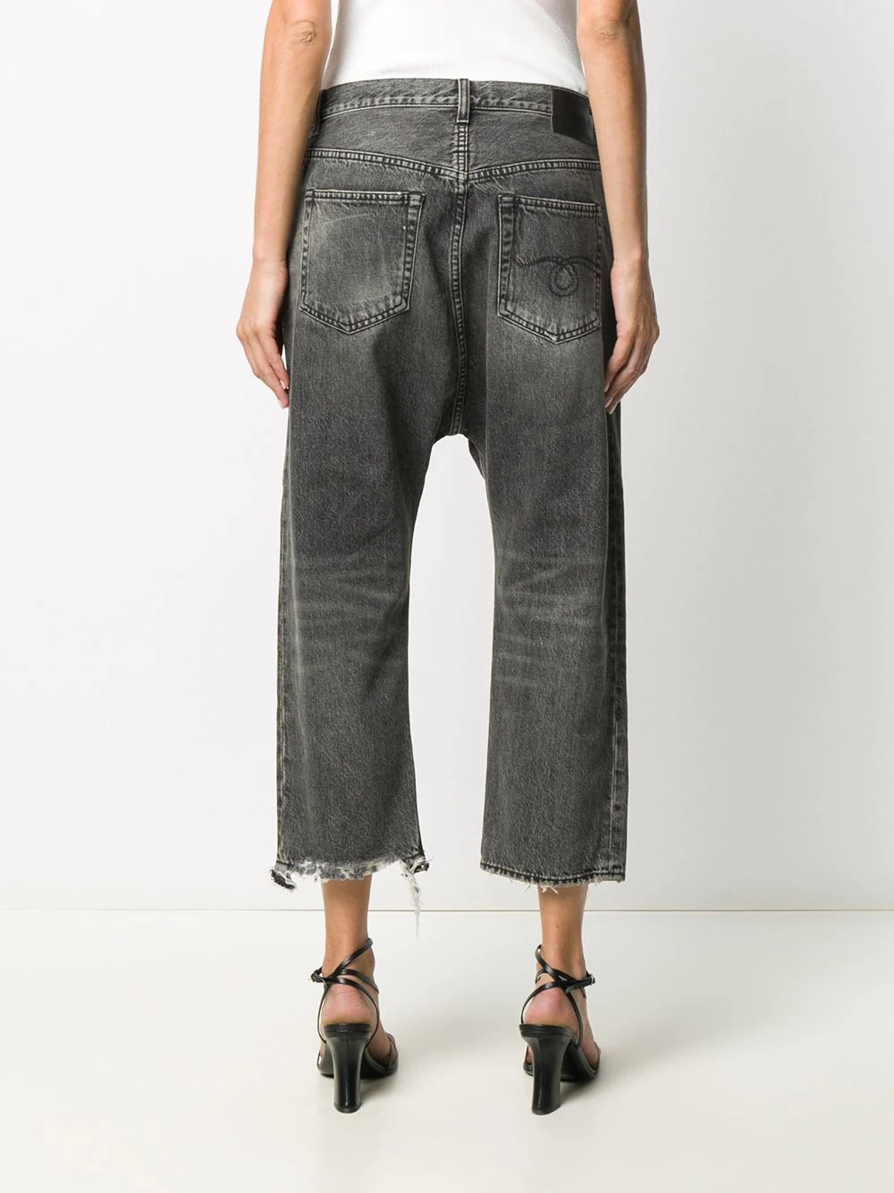 Tailored Drop mid-rise straight jeans - 4