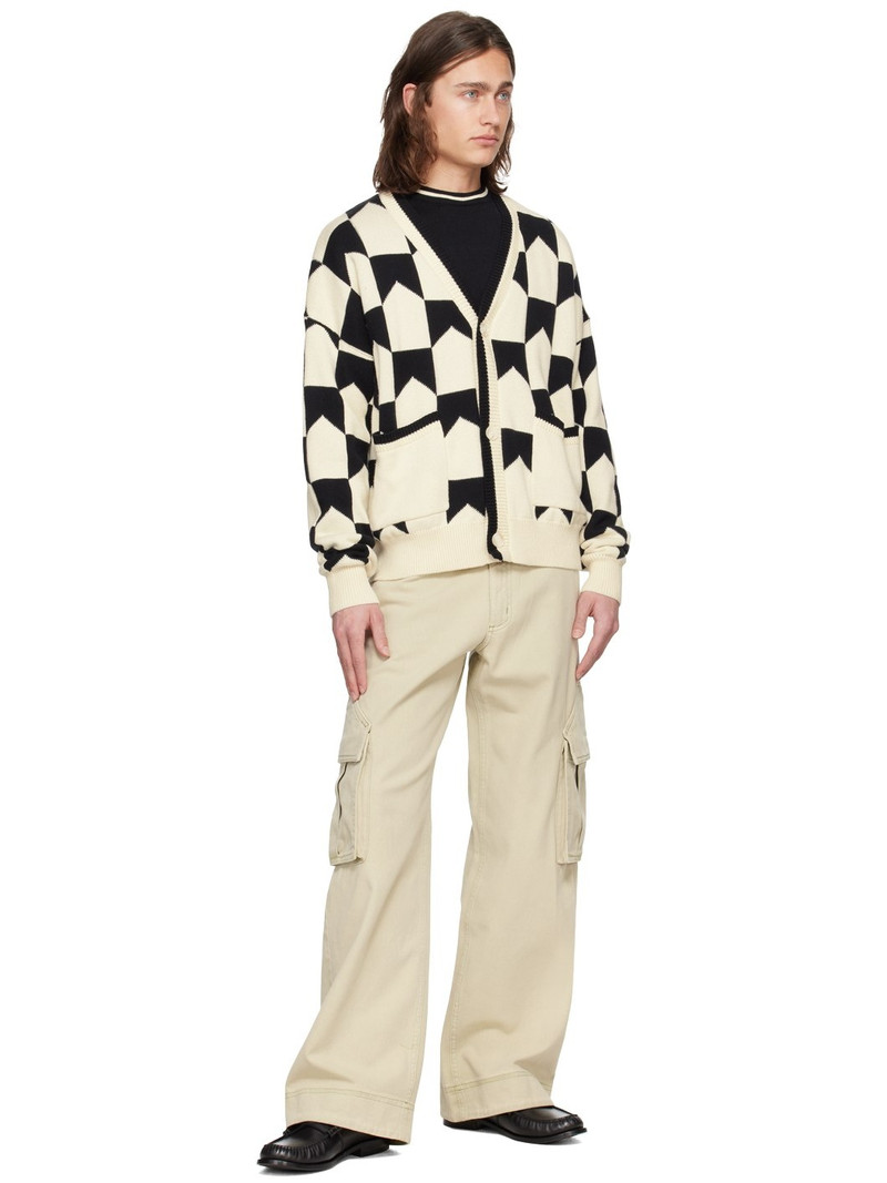 Rhude Beige Faded Cargo Pants outlook