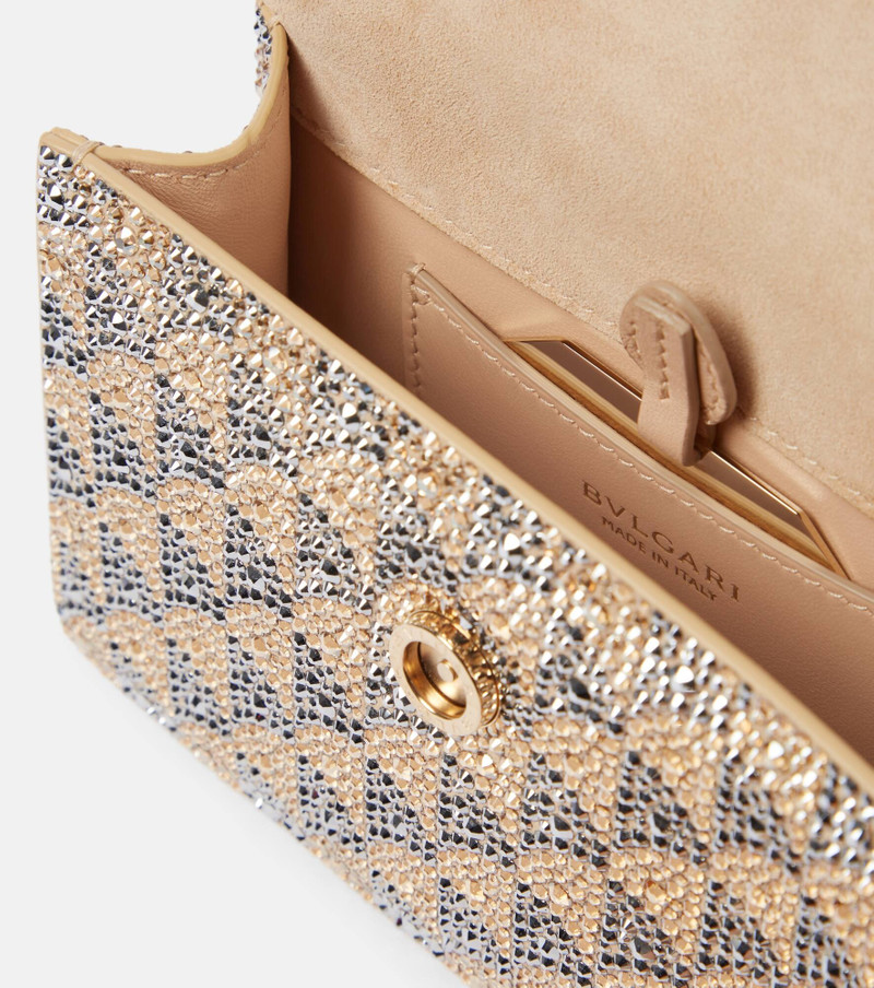 Serpenti Forever Mini embellished crossbody bag 3