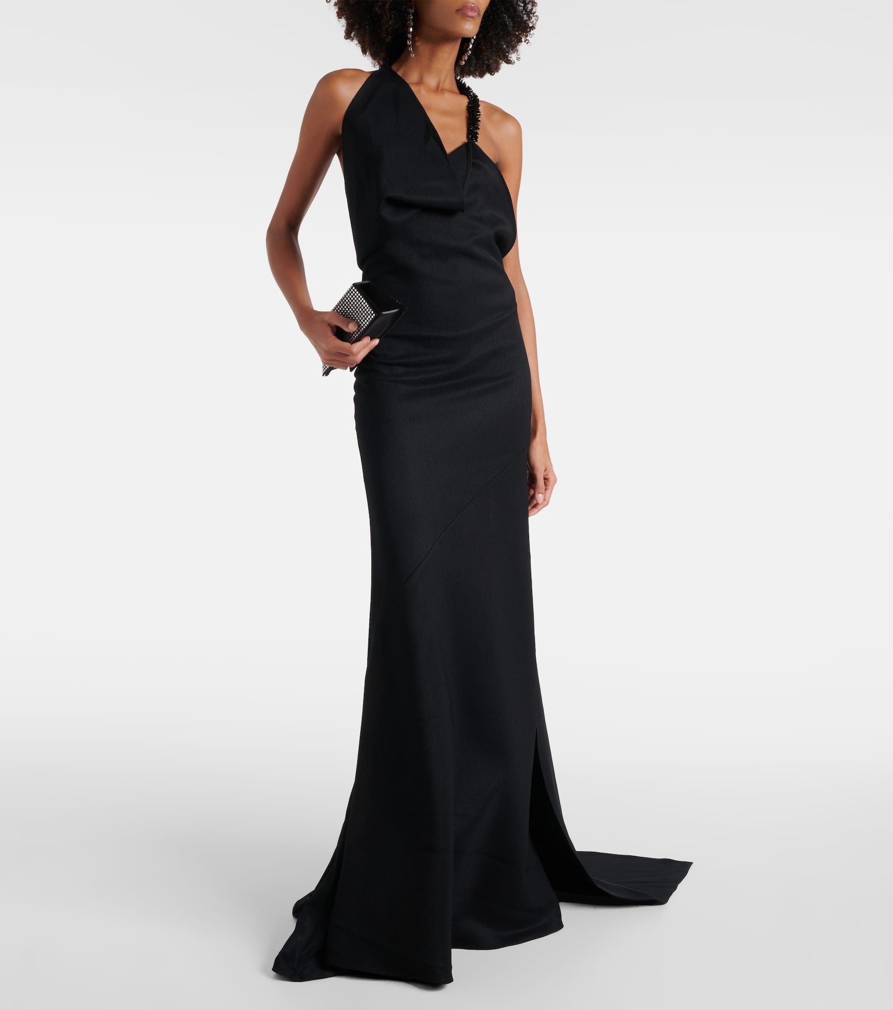 Desires draped embellished gown - 2