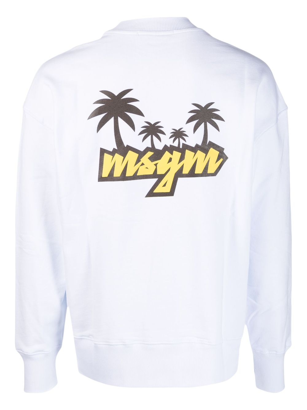 logo-print cotton sweatshirt - 2