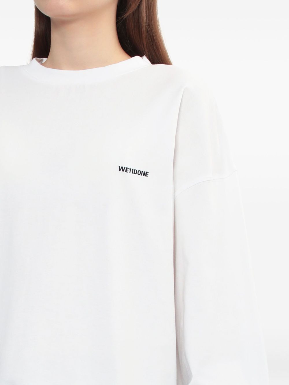 embroidered long-sleeve T-shirt - 4