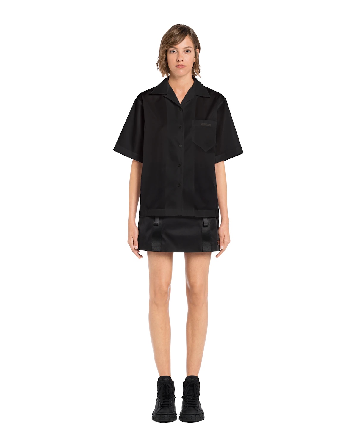 Re-Nylon Gabardine short-sleeved shirt - 2