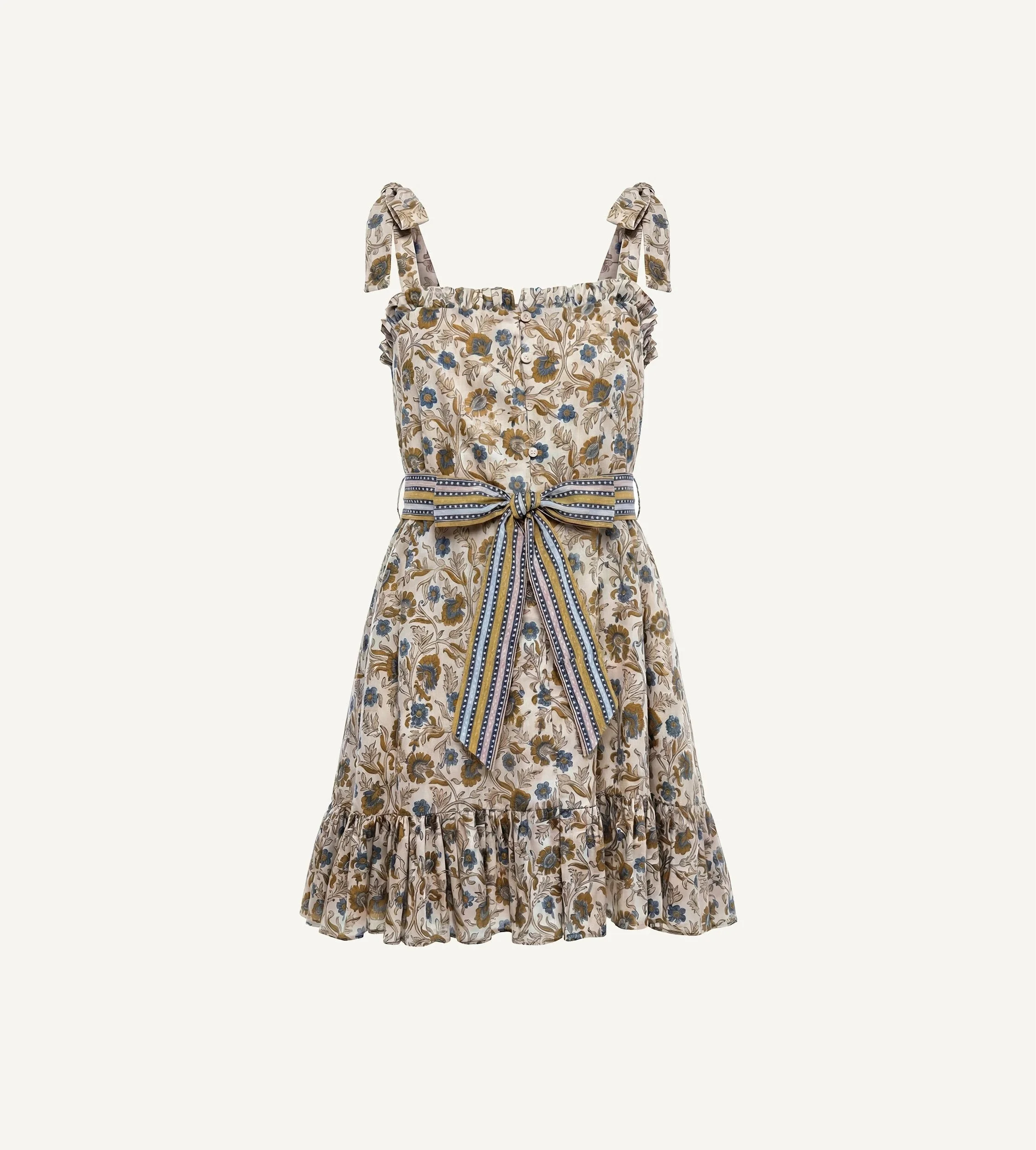 TILLIE MINI DRESS | FLORAL POLKA - 1