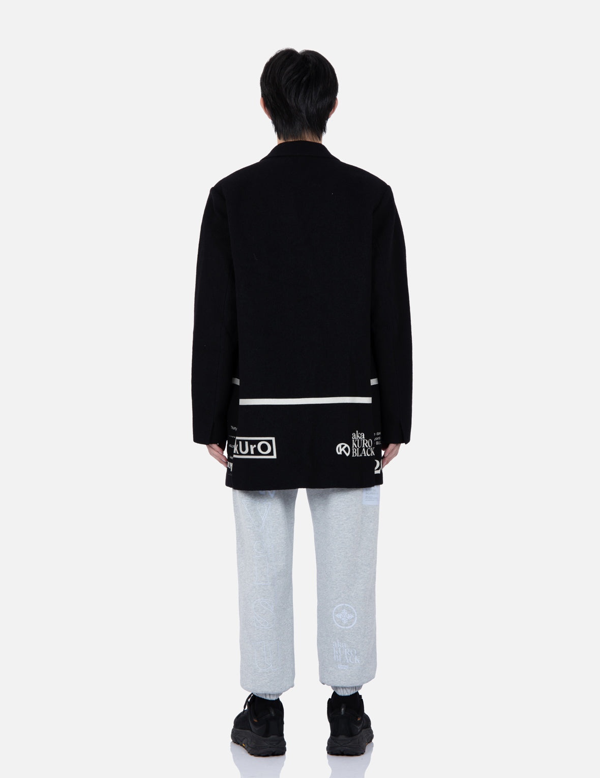 Multi Graphic Print Oversized Coat - 6