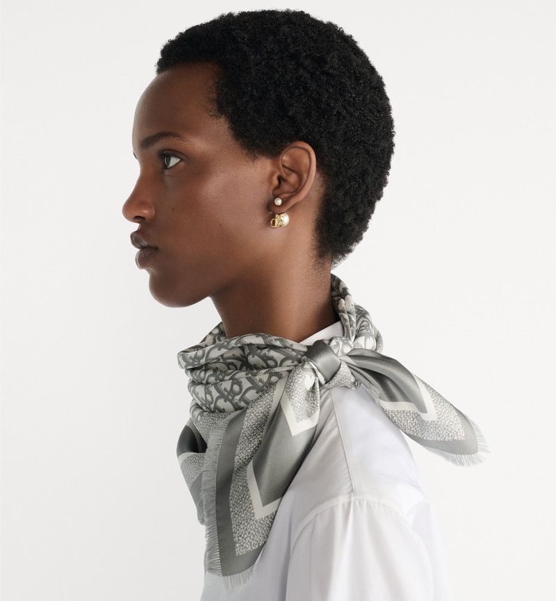Dior Dior Oblique Diortwin 70 Square Scarf outlook