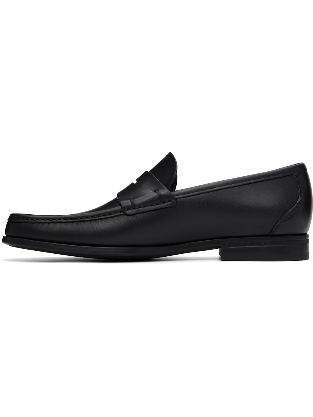 Black Athen Penny Loafers - 3
