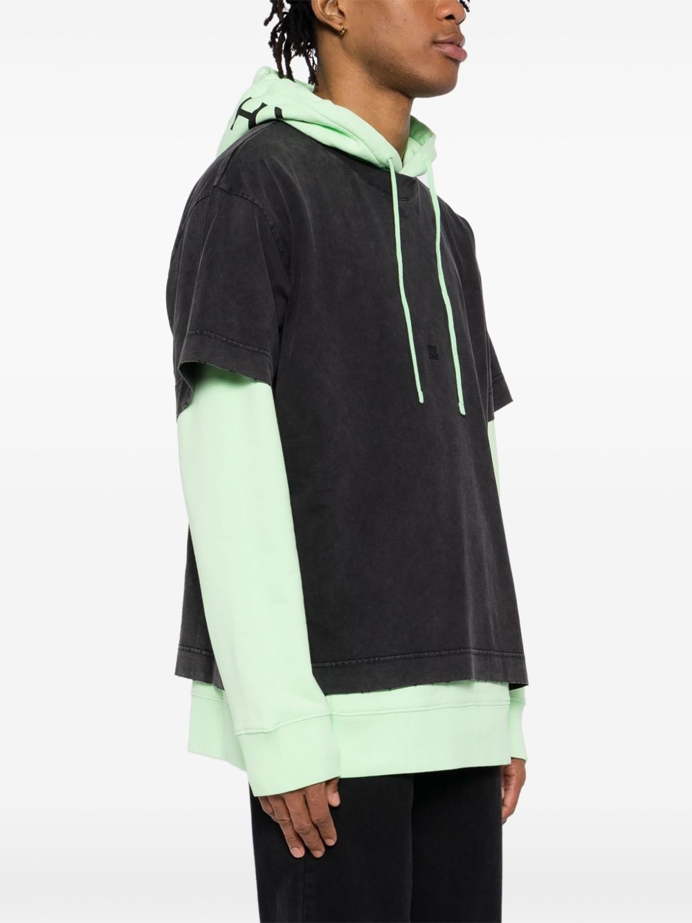 layered hoodie - 3