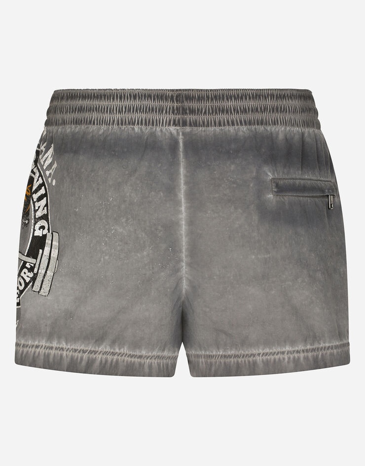 Short printed swim trunks - 3