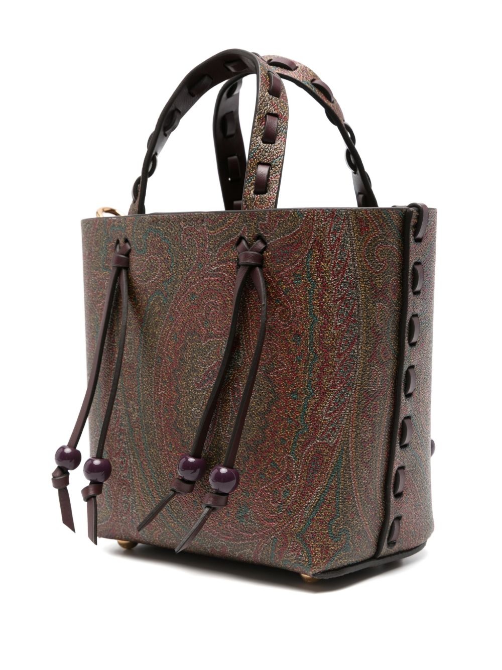 paisley-print mini bag - 3